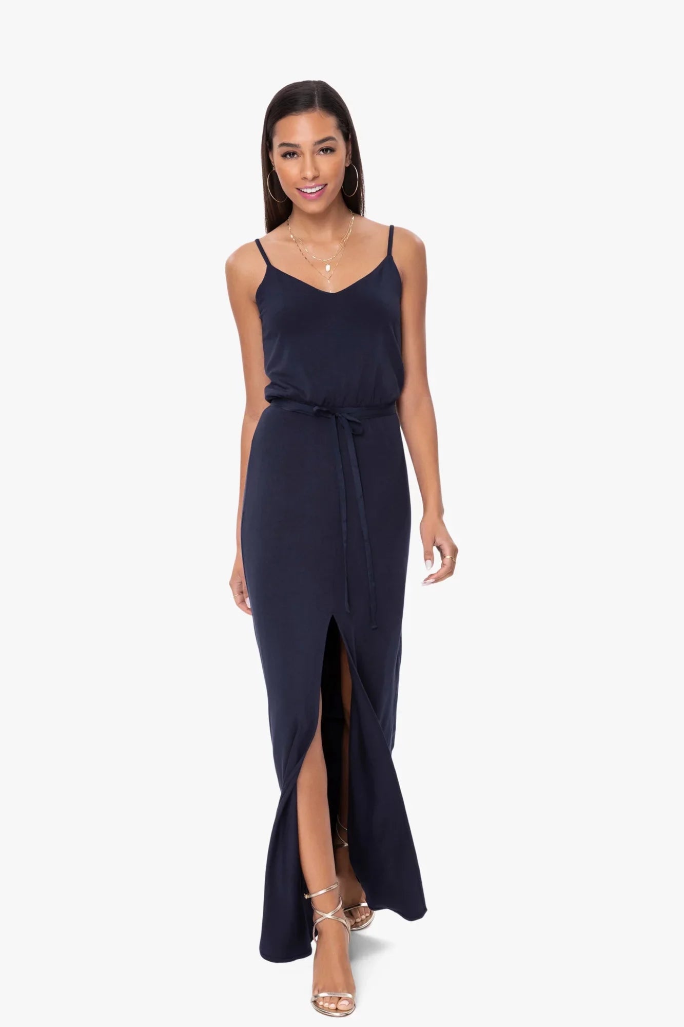 Maxi Dress | The Alexa | Navy | Elegance and sophistication Navy / M by Chloe Colette Maxi Dress | The Alexa | Navy | Elegance and sophistication Navy / M by Chloe Colette